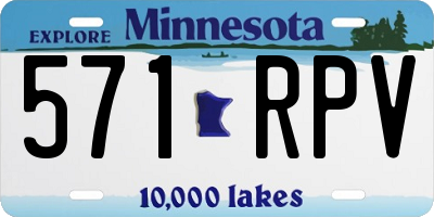 MN license plate 571RPV