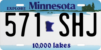 MN license plate 571SHJ