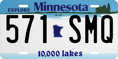 MN license plate 571SMQ