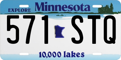 MN license plate 571STQ