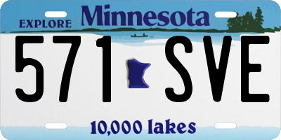 MN license plate 571SVE