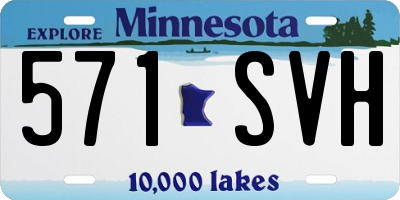MN license plate 571SVH