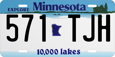 MN license plate 571TJH