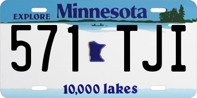 MN license plate 571TJI