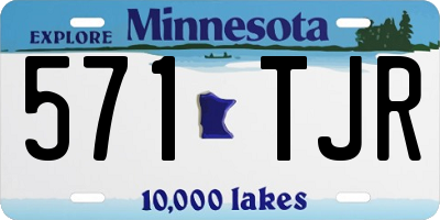 MN license plate 571TJR