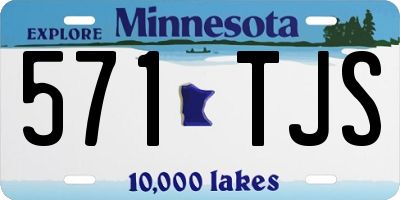 MN license plate 571TJS