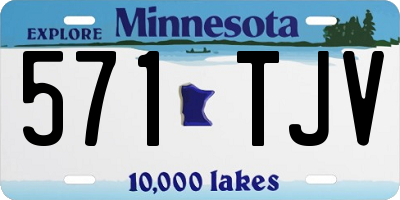 MN license plate 571TJV
