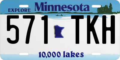 MN license plate 571TKH