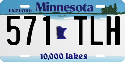 MN license plate 571TLH