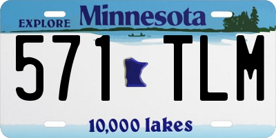 MN license plate 571TLM
