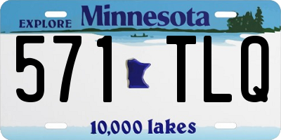 MN license plate 571TLQ