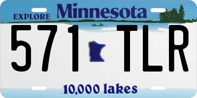 MN license plate 571TLR