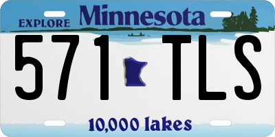 MN license plate 571TLS