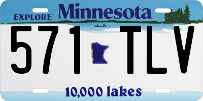 MN license plate 571TLV