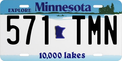 MN license plate 571TMN