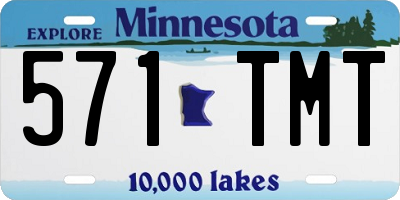 MN license plate 571TMT