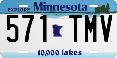MN license plate 571TMV