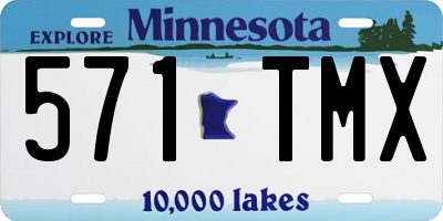 MN license plate 571TMX
