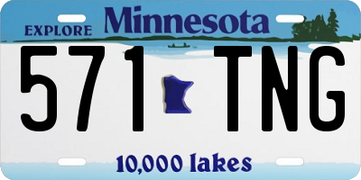 MN license plate 571TNG