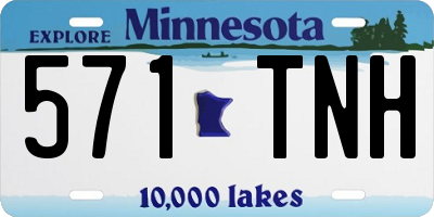 MN license plate 571TNH