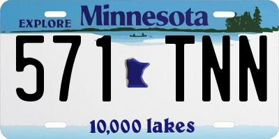 MN license plate 571TNN