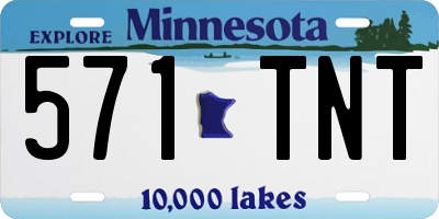 MN license plate 571TNT