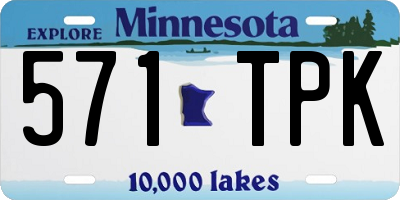 MN license plate 571TPK