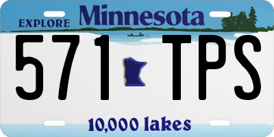 MN license plate 571TPS