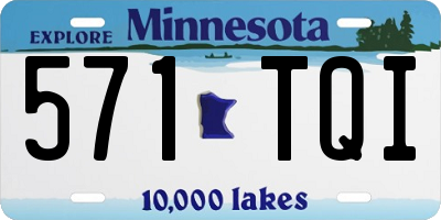 MN license plate 571TQI