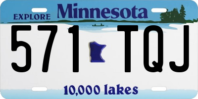 MN license plate 571TQJ