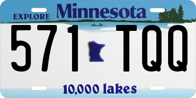 MN license plate 571TQQ