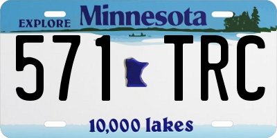 MN license plate 571TRC