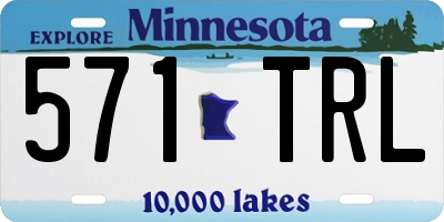 MN license plate 571TRL