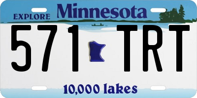 MN license plate 571TRT
