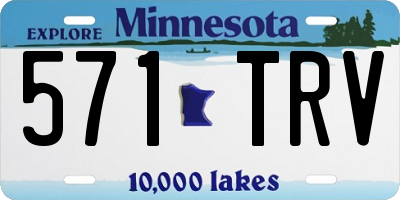 MN license plate 571TRV