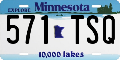 MN license plate 571TSQ