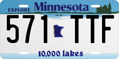 MN license plate 571TTF