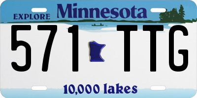 MN license plate 571TTG
