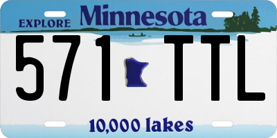 MN license plate 571TTL