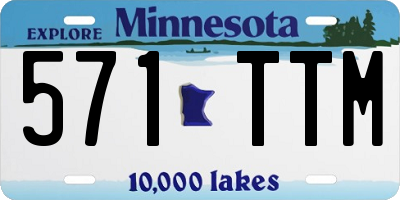 MN license plate 571TTM