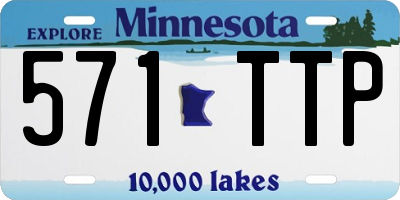 MN license plate 571TTP