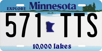 MN license plate 571TTS