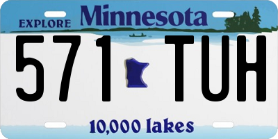 MN license plate 571TUH