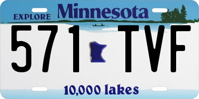 MN license plate 571TVF