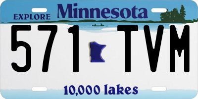 MN license plate 571TVM
