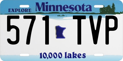 MN license plate 571TVP