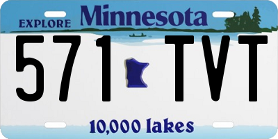 MN license plate 571TVT