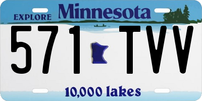 MN license plate 571TVV