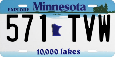 MN license plate 571TVW