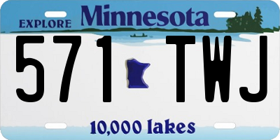 MN license plate 571TWJ